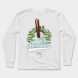 Black Mountain New Hampshire Ski logo Long Sleeve T-Shirt